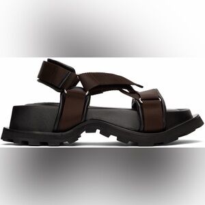 Jil Sander Webbing Lug Sole Sandal